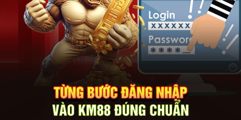 Những cách thức đăng nhập vào KM88 chi tiết